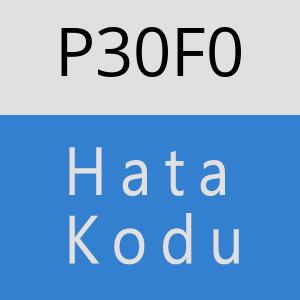 P30F0 hatasi