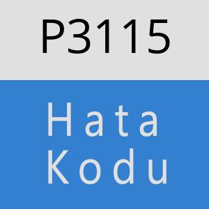 P3115 hatasi