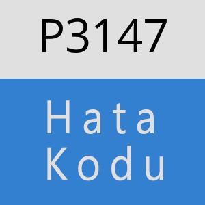 P3147 hatasi