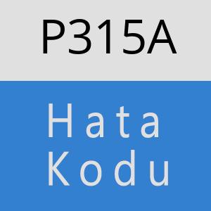 P315A hatasi