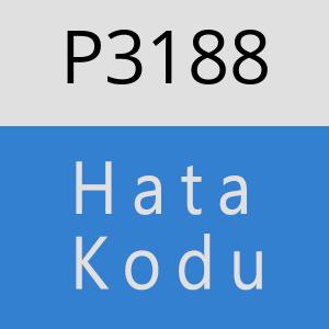 P3188 hatasi