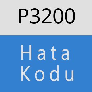 P3200 hatasi