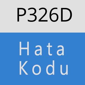 P326D hatasi