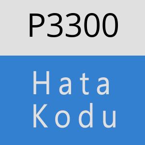 P3300 hatasi