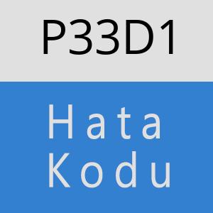 P33D1 hatasi