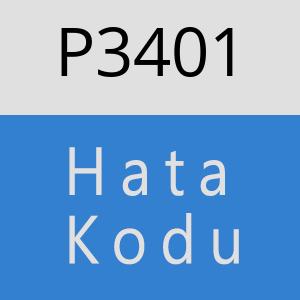 P3401 hatasi