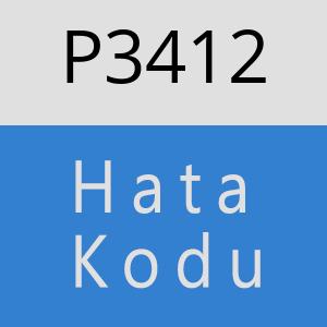 P3412 hatasi