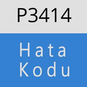 P3414 hatasi