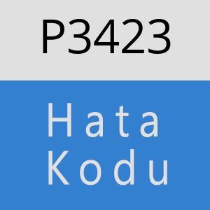 P3423 hatasi