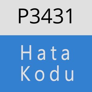 P3431 hatasi