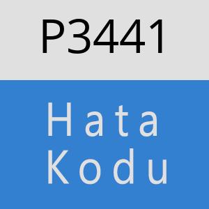 P3441 hatasi