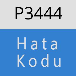 P3444 hatasi