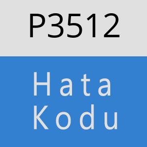 P3512 hatasi