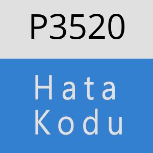 P3520 hatasi