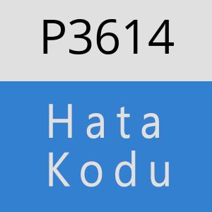 P3614 hatasi