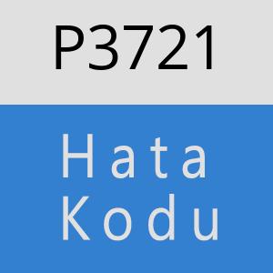 P3721 hatasi