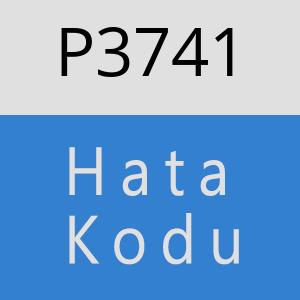 P3741 hatasi