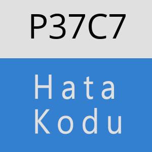 P37C7 hatasi