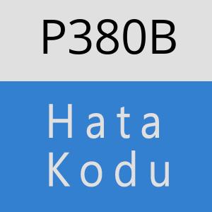 P380B hatasi