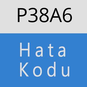 P38A6 hatasi