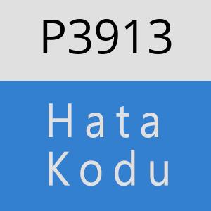 P3913 hatasi