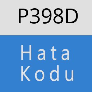 P398D hatasi