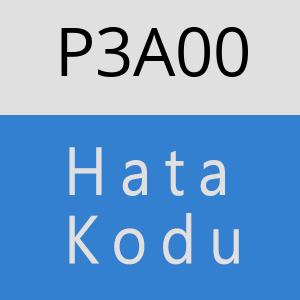 P3A00 hatasi
