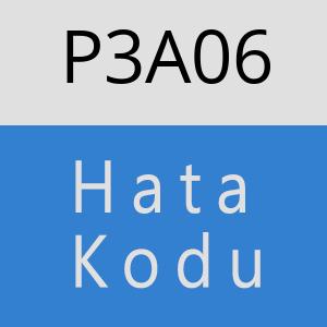 P3A06 hatasi