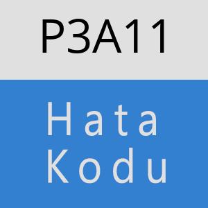 P3A11 hatasi