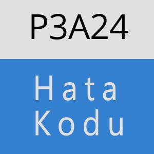 P3A24 hatasi