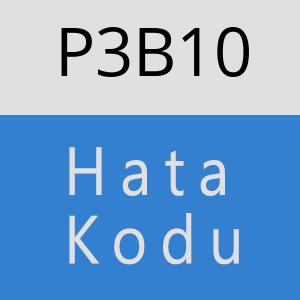P3B10 hatasi