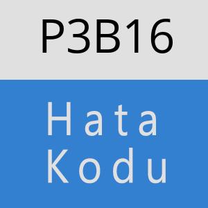 P3B16 hatasi