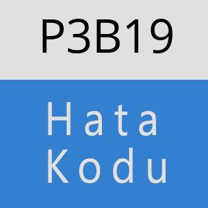 P3B19 hatasi