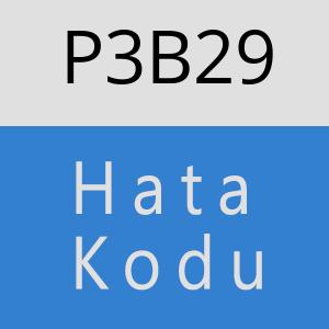 P3B29 hatasi