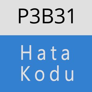 P3B31 hatasi