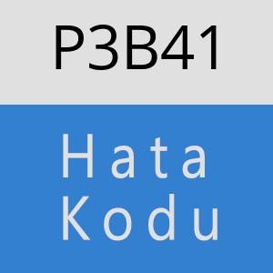 P3B41 hatasi