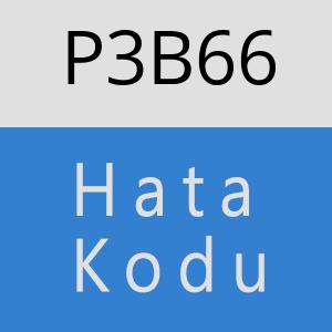 P3B66 hatasi