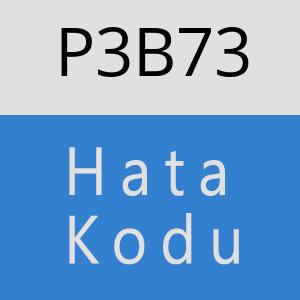 P3B73 hatasi