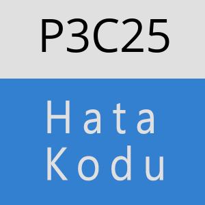 P3C25 hatasi