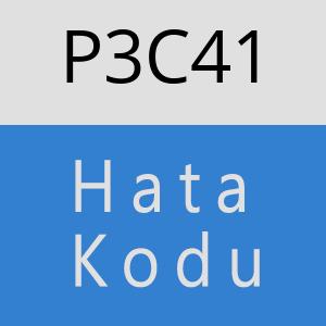 P3C41 hatasi