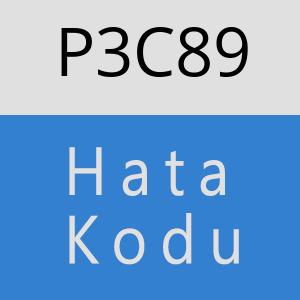 P3C89 hatasi