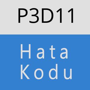 P3D11 hatasi