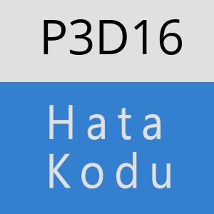 P3D16 hatasi