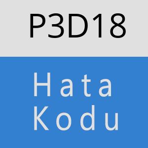 P3D18 hatasi