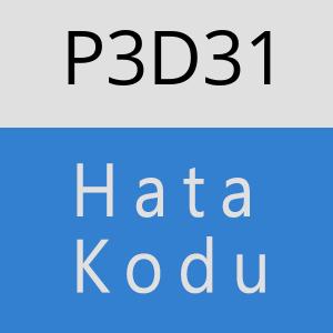 P3D31 hatasi