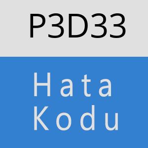 P3D33 hatasi