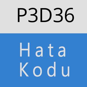 P3D36 hatasi