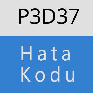 P3D37 hatasi