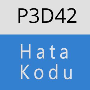 P3D42 hatasi