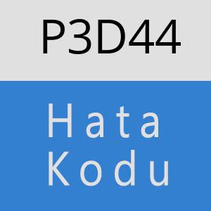 P3D44 hatasi